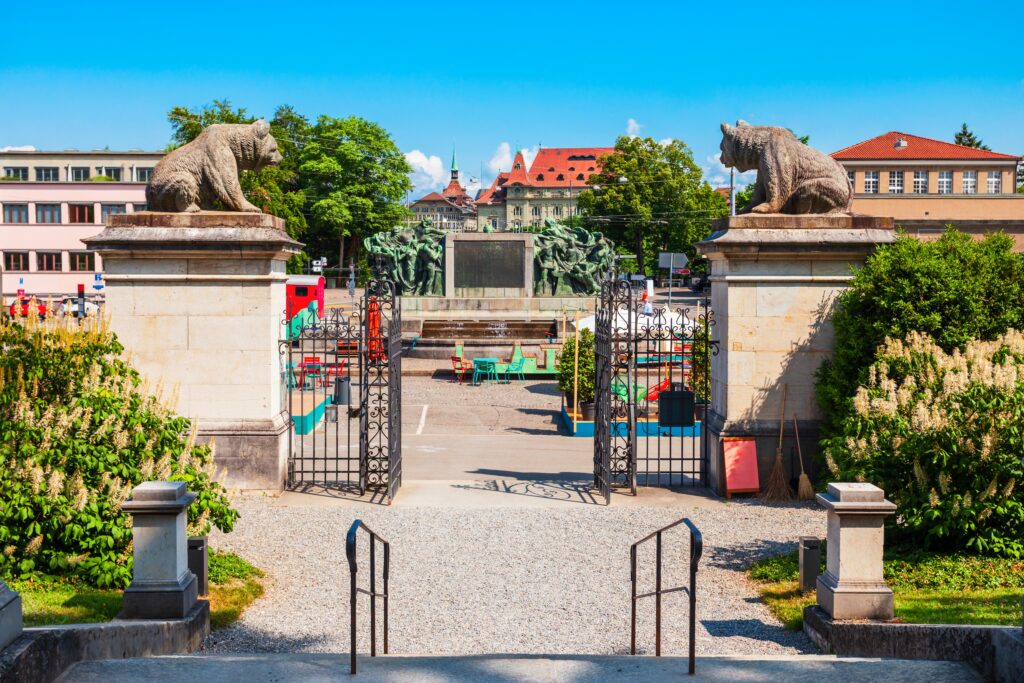 Grilles d’entrée du Musée Einstein à Berne
