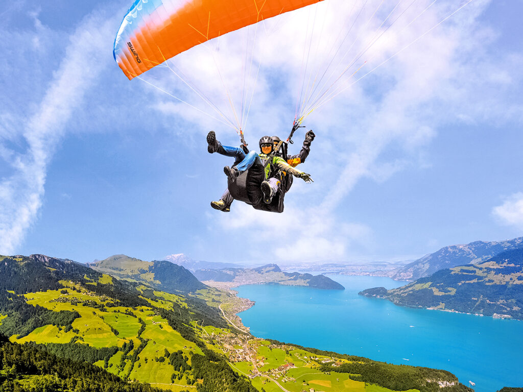 Parapente dans le canton de Nidwald