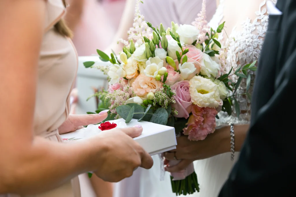 Cadeaux de mariage, jour du mariage