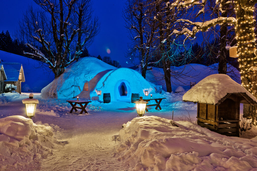 Una notte in igloo nel Canton Berna