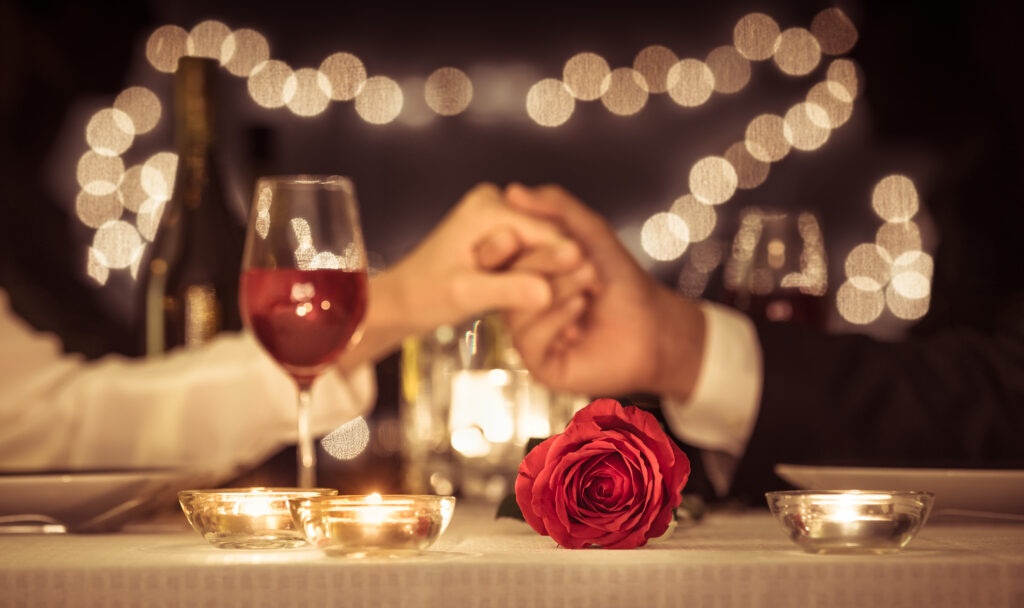 Cena romantica di San Valentino