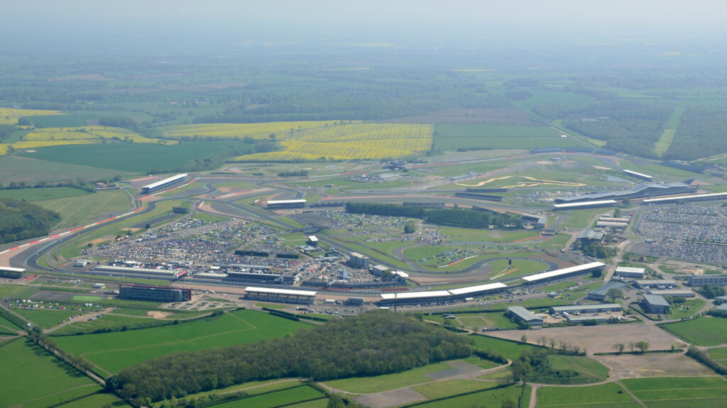 Fotografía aérea de Silverstone