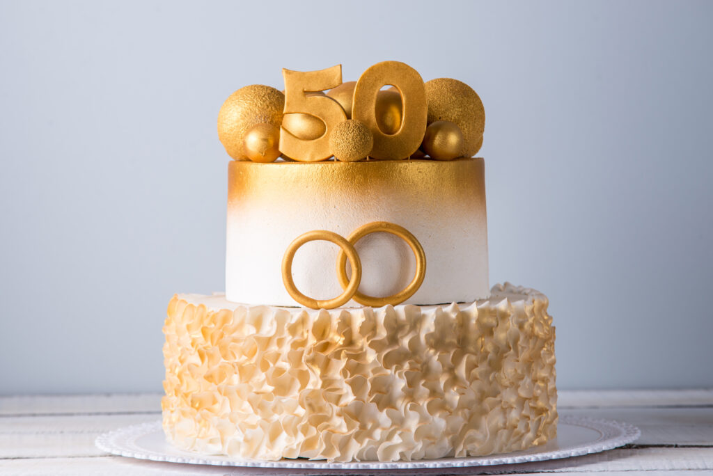 Tarta de unas bodas de oro