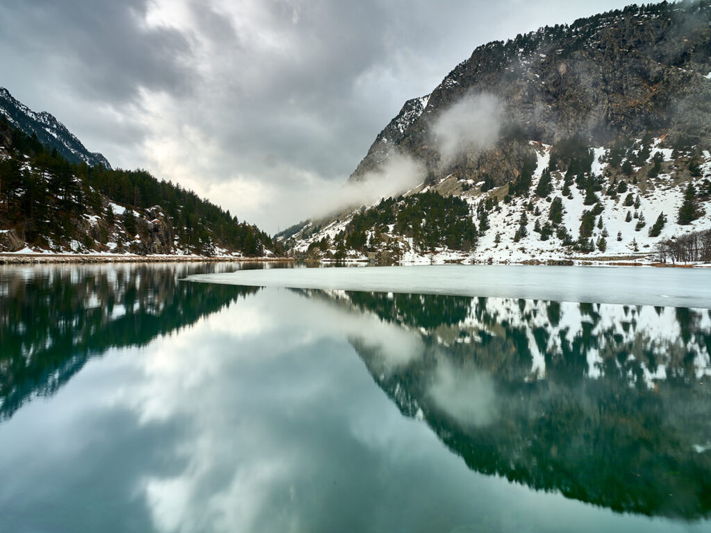 Fotografía del lago de Panticosa