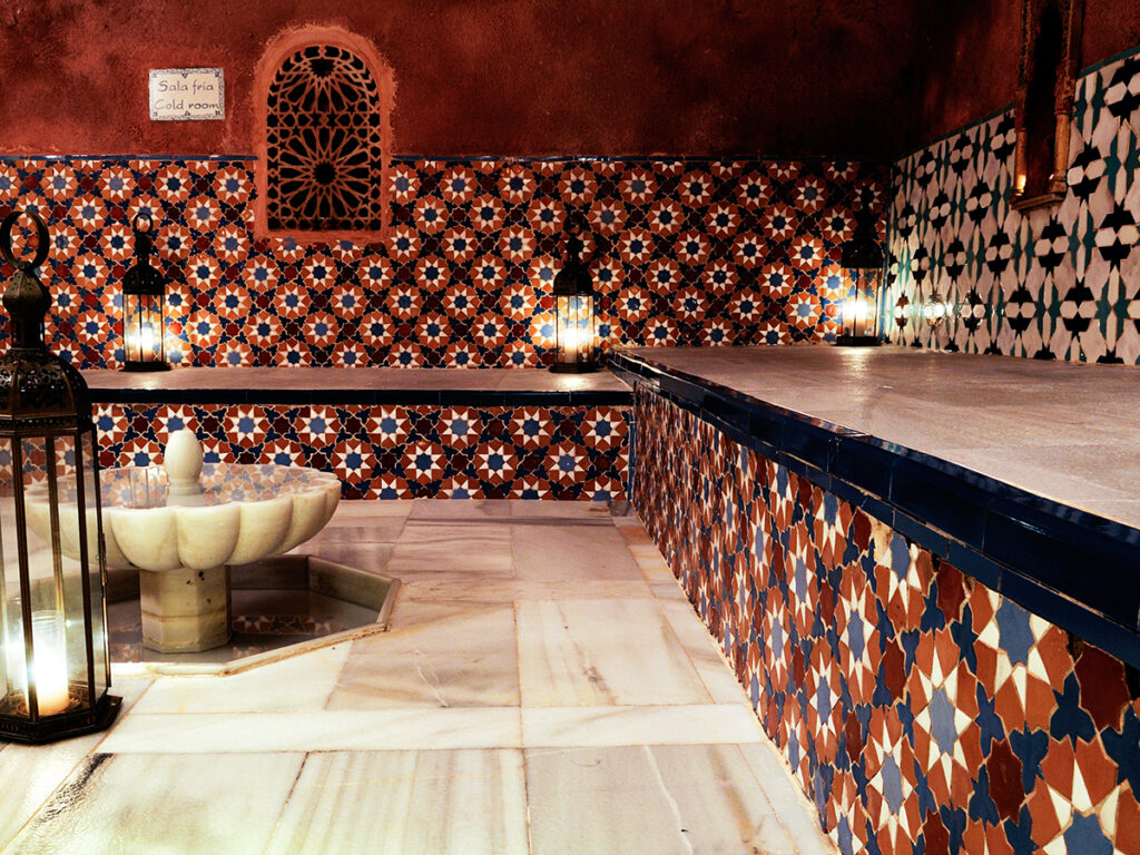 Parte interior de un Hamam