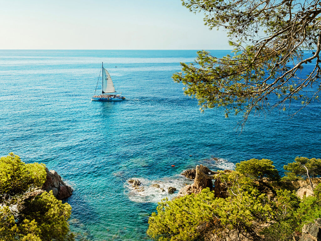 Paisaje de Lloret de Mar