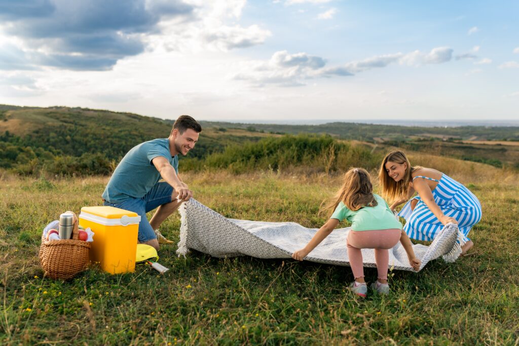 picnic para celebrar el Día de la Madre