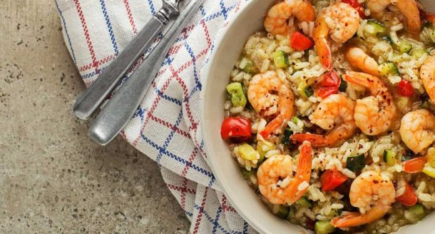 Une recette de risotto aux crevettes et courgettes pour régaler vos convives