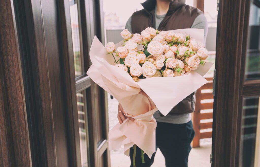 Livraison de fleurs fraîchement coupées