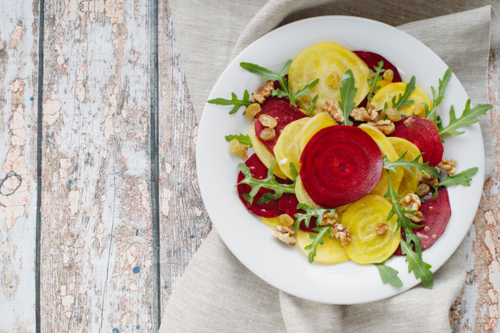 Carpaccio de betteraves