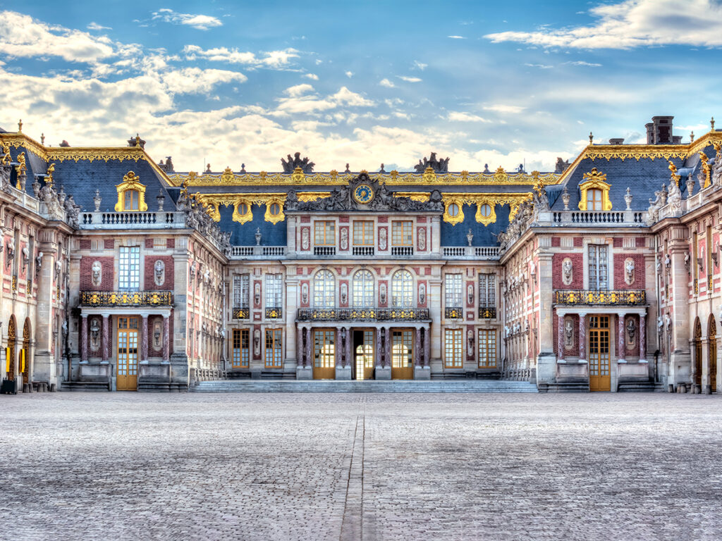 Façade du château de Versailles