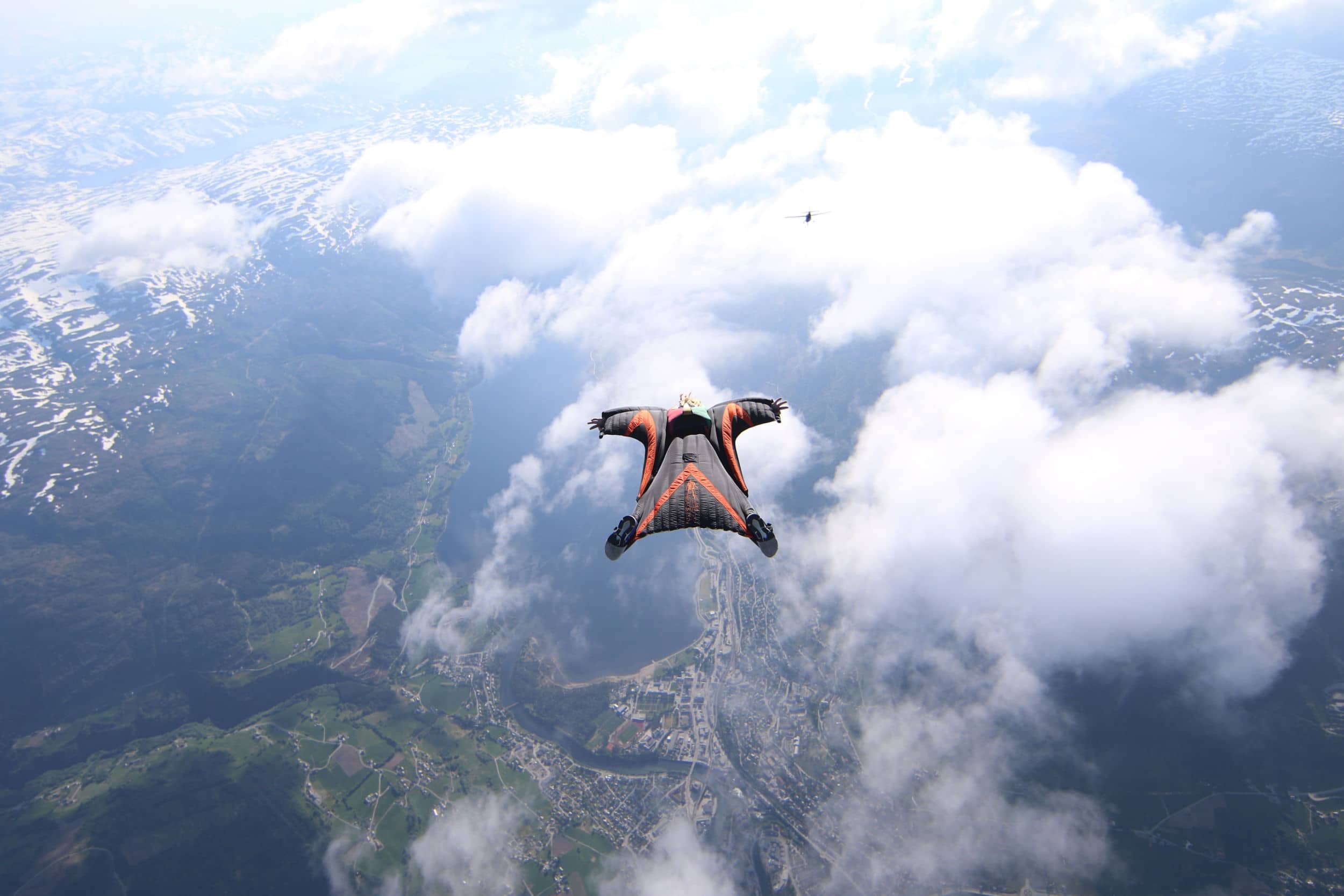 Vol en wingsuit