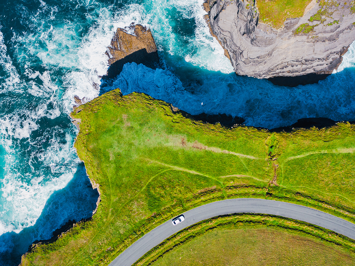 uno scorcio delle splendide coste irlandesi