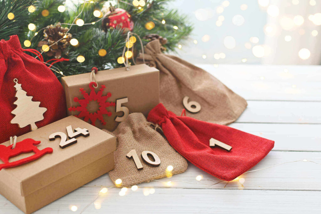 Countdown natale con calendario dell'avvento